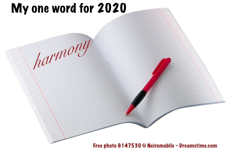 my one word for 2020 small