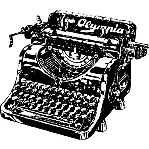 Old olympia typewriter
